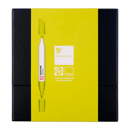 Talens Pantone Marker - 9er-Set (grün, gelb)
