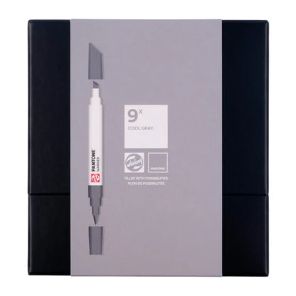 Talens Pantone Marker - 9er-Set (Cool Gray)