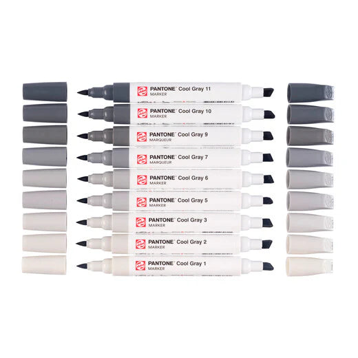 Talens Pantone Marker - 9er-Set (Cool Gray)