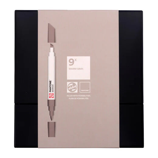 Talens Pantone Marker - 9er-Set (Warm Gray)