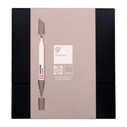 Talens Pantone Marker - 9er-Set (Warm Gray)