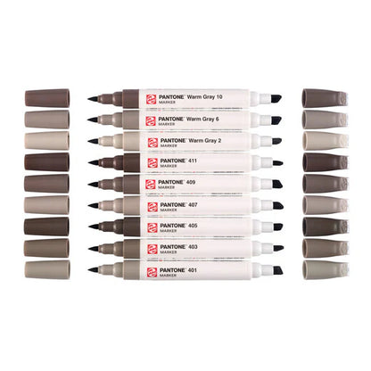 Talens Pantone Marker - 9er-Set (Warm Gray)