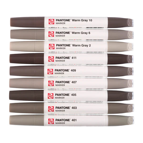 Talens Pantone Marker - 9er-Set (Warm Gray)