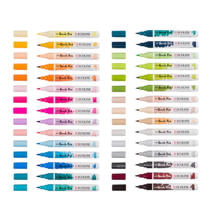 Ecoline Brush Pen - Zusatz-Set mit 30 Farben