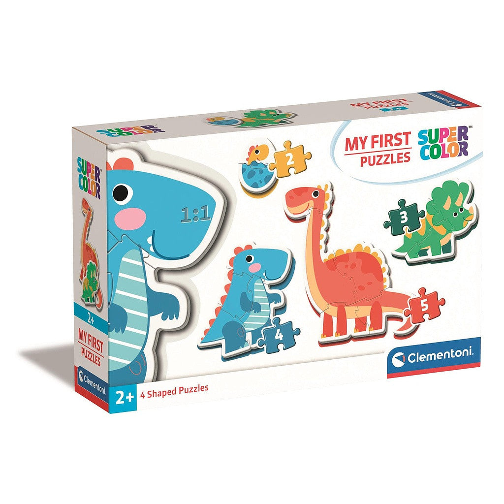 Clementoni "Mein erstes Puzzle" - Dinosaurier (4 Puzzles mit je 4 Teilen)
