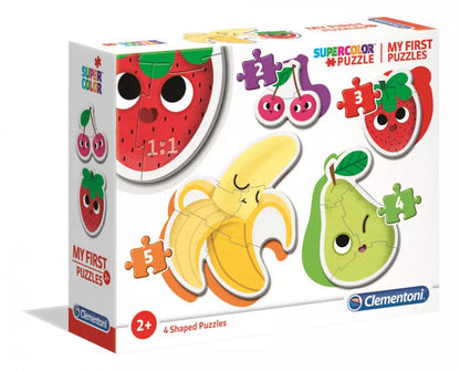 Clementoni "Mein erstes Puzzle" - Früchte (4 Puzzles mit je 4 Teilen)