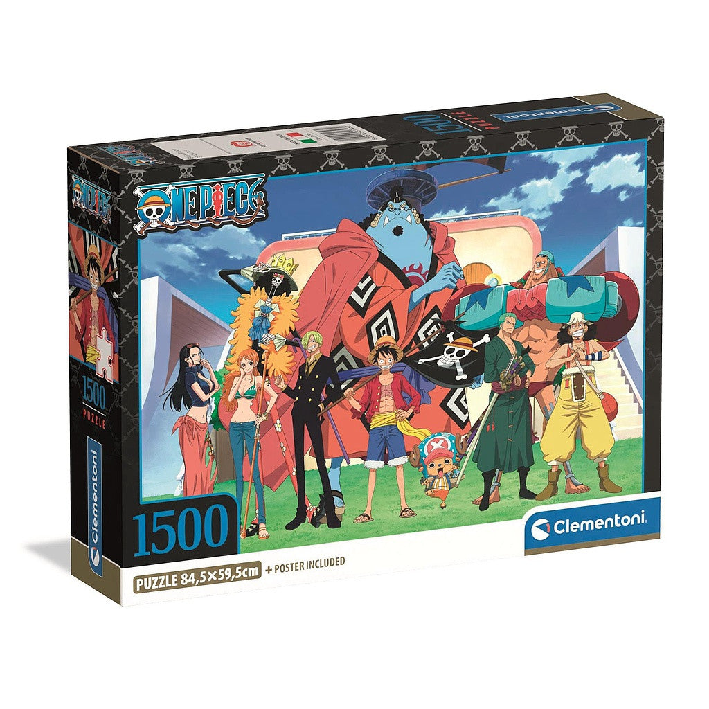 Clementoni Puzzle - One Piece"Die Abenteuer des Monkey D. Ruffy" (1500 Teile)