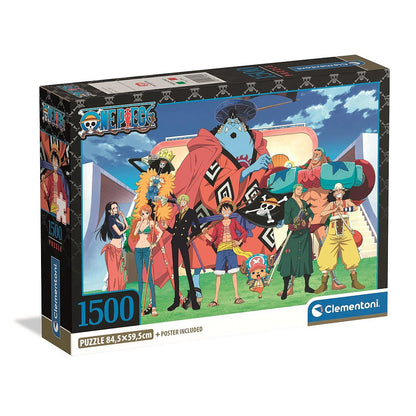 Clementoni Puzzle - One Piece"Die Abenteuer des Monkey D. Ruffy" (1500 Teile)
