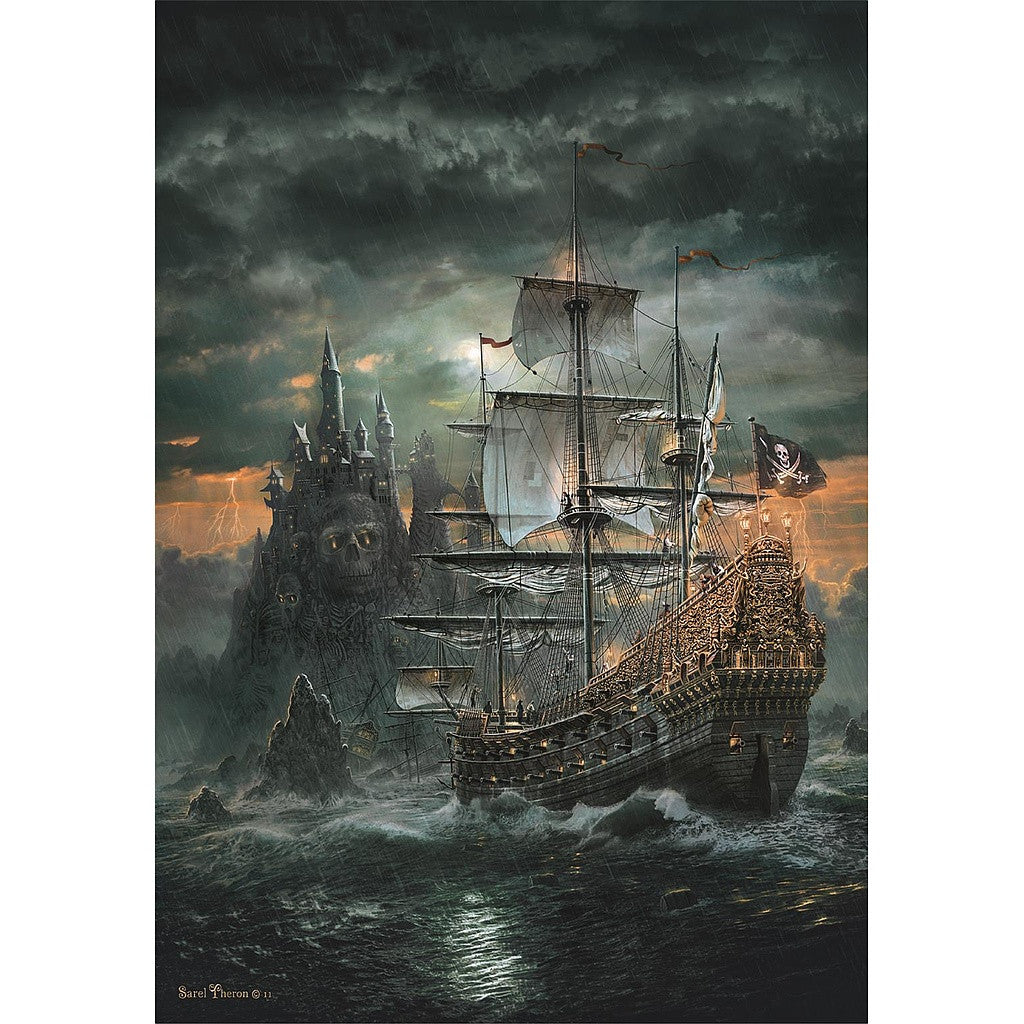 Clementoni Puzzle - Piratenschiff im Sturm (1500 Teile)