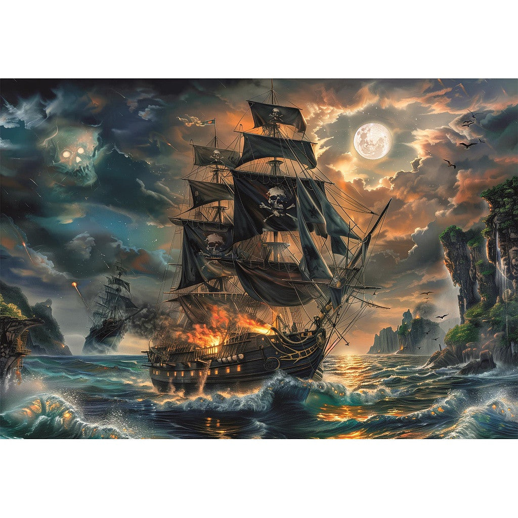 Clementoni Puzzle - Piratenschiff "Haunted Seas" (300 Teile)
