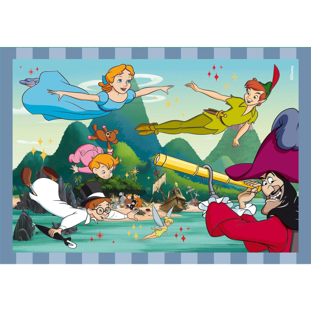 Clementoni 4-in-1 Puzzle- Disney Classics (12 - 24 Teile)