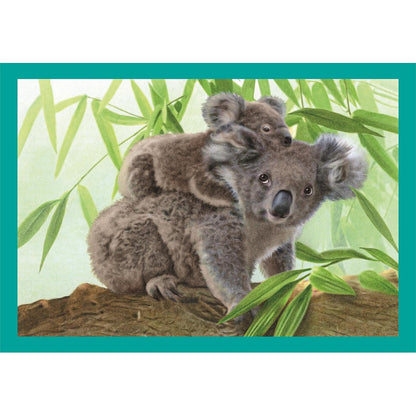 Clementoni 4-in-1 Puzzle - Tierbabys (12 - 24 Teile)