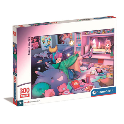 Clementoni Puzzle - Mädchenzimmer einer Gamerin (300 Teile)