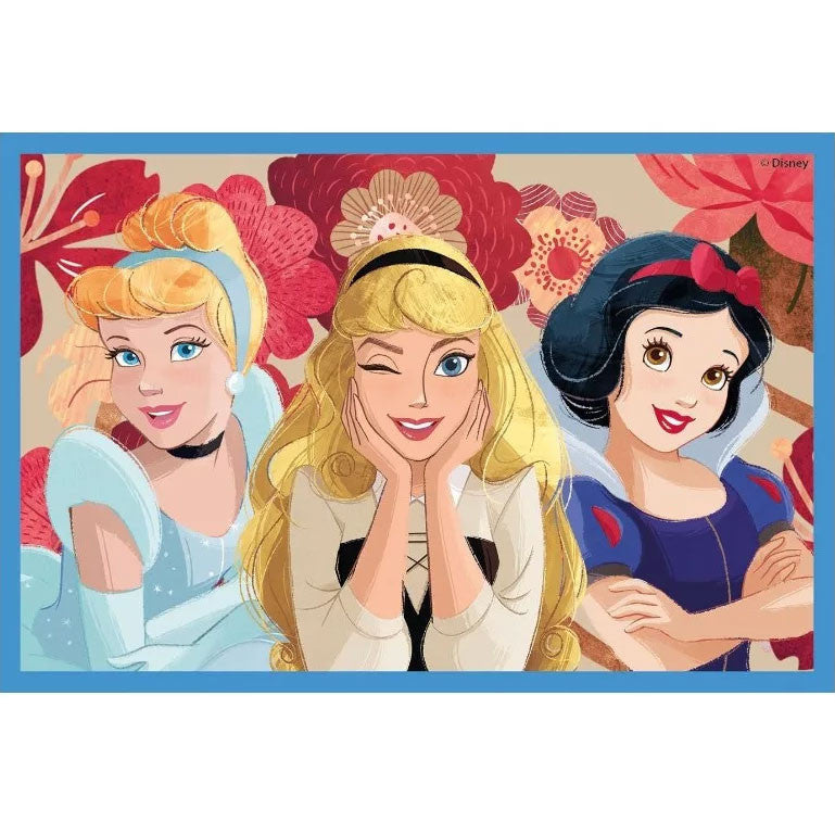 Clementoni Blockpuzzle - Disney Prinzessinnen (6 Würfel)