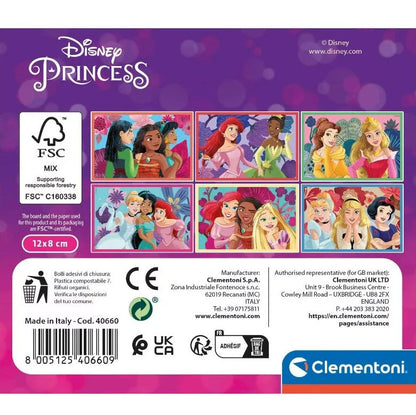 Clementoni Blockpuzzle - Disney Prinzessinnen (6 Würfel)