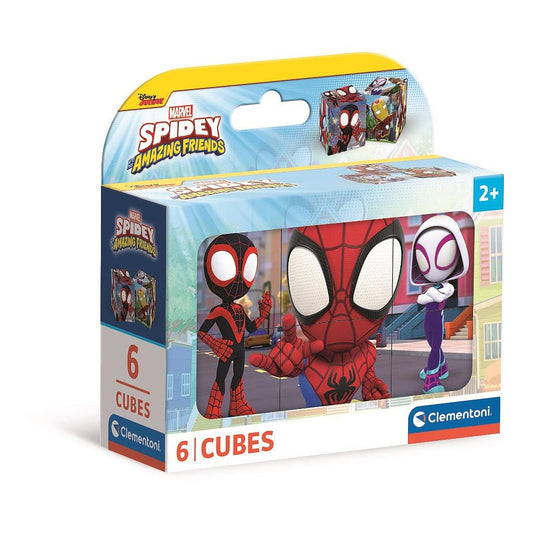 Clementoni Blockpuzzle - Spiderman (6 Würfel)