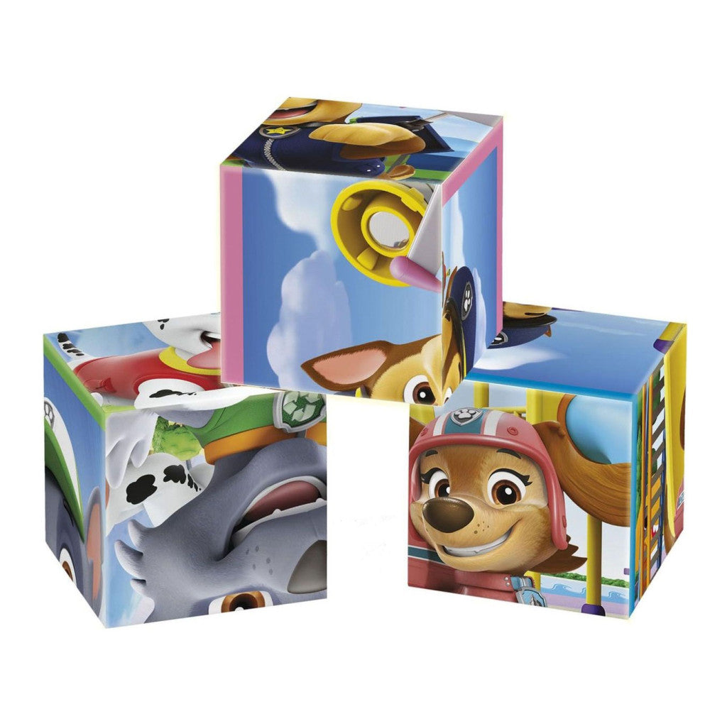 Clementoni Blockpuzzle - Paw Patrol (12 Würfel)