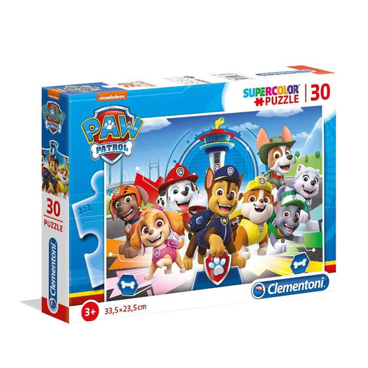 Clementoni Puzzle - Paw Patrol "Tracker schliesst sich dem Team an" (30 Teile)