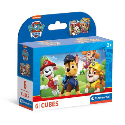 Clementoni Blockpuzzle - Paw Patrol (6 Würfel)