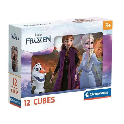 Clementoni Blockpuzzle - Disney Frozen (12 Würfel)