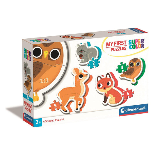 Clementoni "Mein erstes Puzzle" - Waldtiere (4 Puzzles, 2 - 5 Teile)