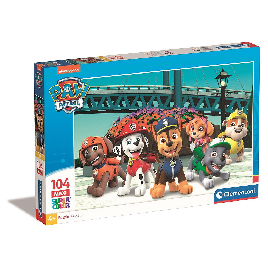 Clementoni Maxi-Puzzle - Paw Patrol "Adventure Bay" (104 Teile)