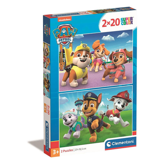 Clementoni 2-in-1 Puzzle - Paw Patrol "Playground" (2 x 20 Teile)