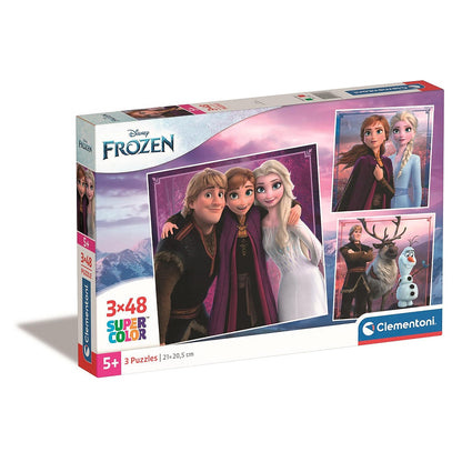 Clementoni 3-in-1 Puzzle - Disney Frozen "Zauberhafte Momente" (3 x 48 Teile)