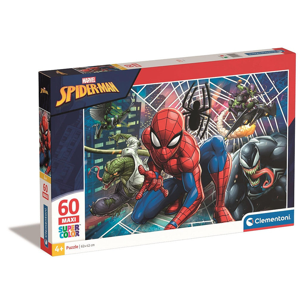 Clementoni Maxi-Puzzle - Spider-Man "Bösewichte" (60 Teile)