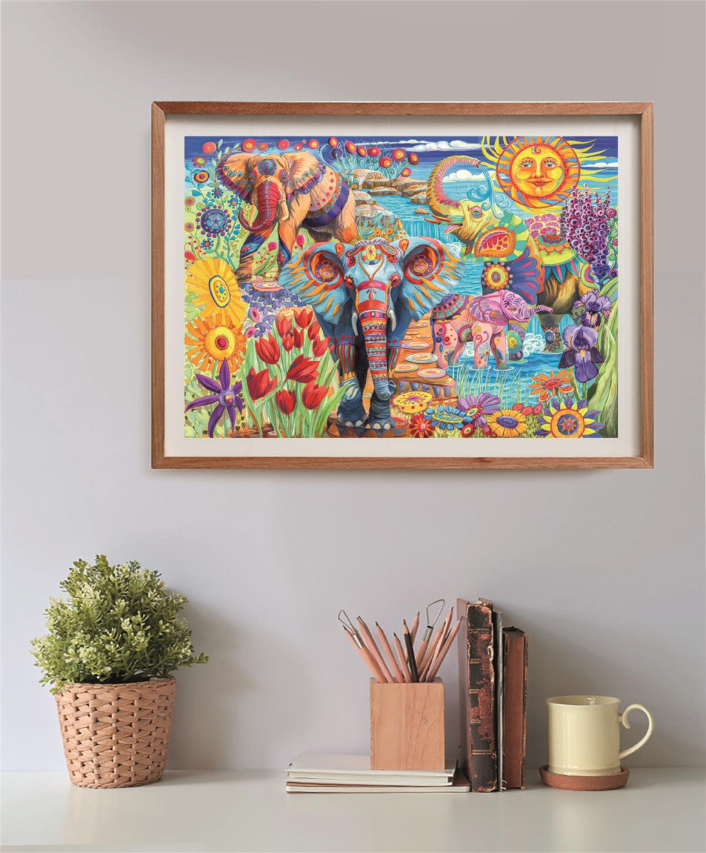 Clementoni Puzzle - Elefantenkarneval (500 Teile)