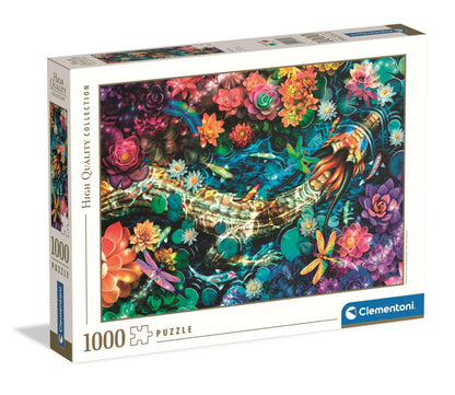 Clementoni Puzzle - Bunter Koi-Fluss (1000 Teile)