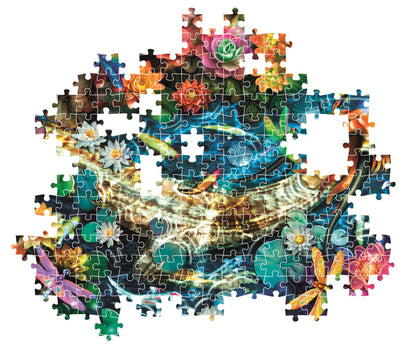 Clementoni Puzzle - Bunter Koi-Fluss (1000 Teile)