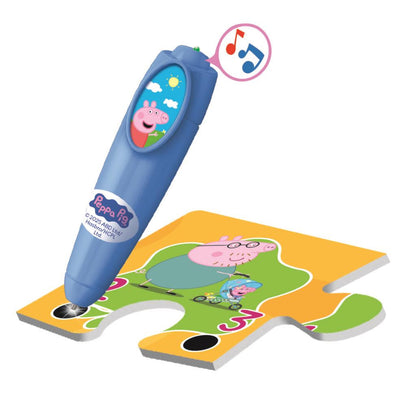 Clementoni interaktives Puzzle-Quiz inkl. Stift - Peppa Pig (24 Teile)