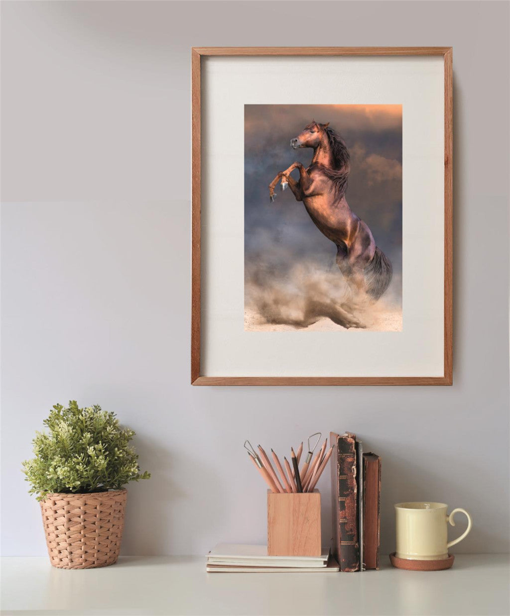 Clementoni Puzzle - Wilder Roter Hengst (500 Teile)