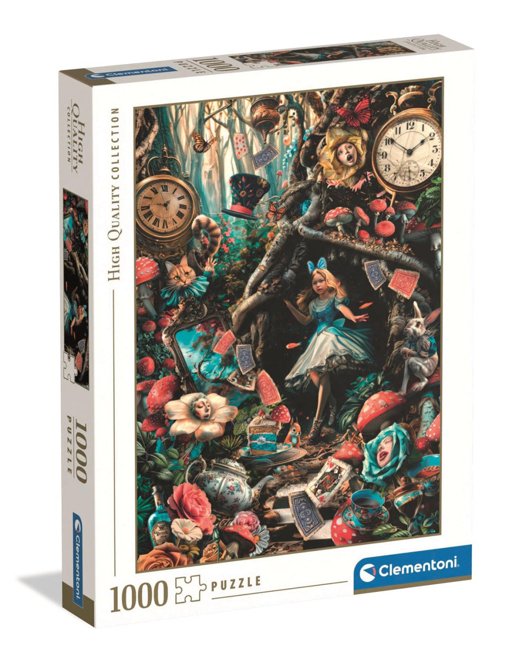 Clementoni Puzzle -Ein weiterer Tag im Wunderland (1000 Teile)