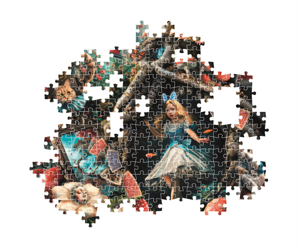 Clementoni Puzzle -Ein weiterer Tag im Wunderland (1000 Teile)