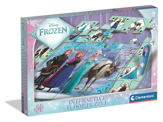 Clementoni interaktives Puzzle-Quiz inkl. Stift - Disney Frozen (24 Teile)