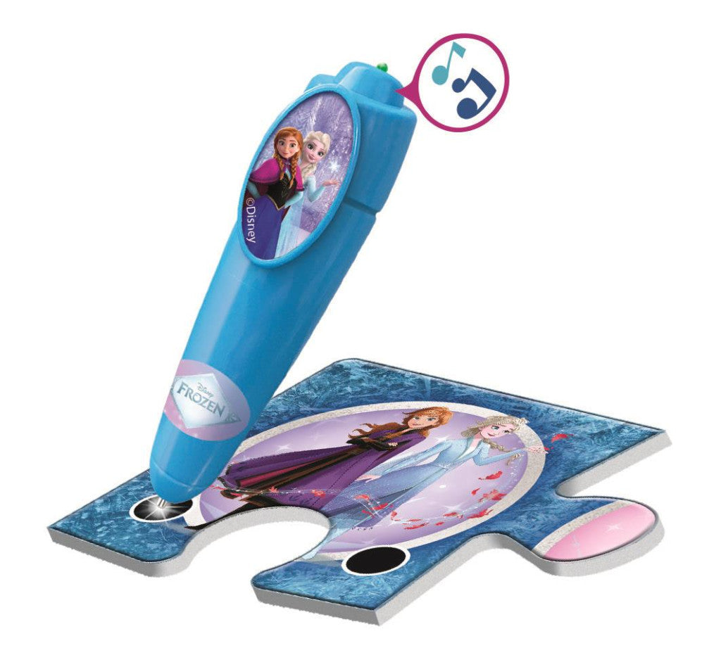 Clementoni interaktives Puzzle-Quiz inkl. Stift - Disney Frozen (24 Teile)