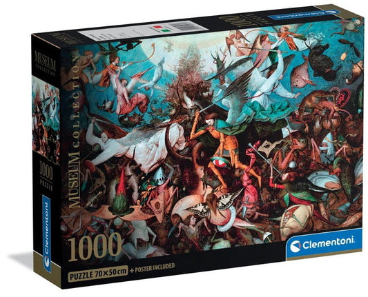 Clementoni Puzzle - Pieter Bruegel "Der Sturz der rebellierenden Engel" (1000 Teile)