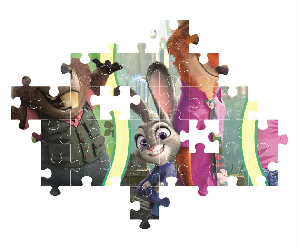 Clementoni Puzzle - Disney Zoomania 2 "City Challenge" (104 Teile)
