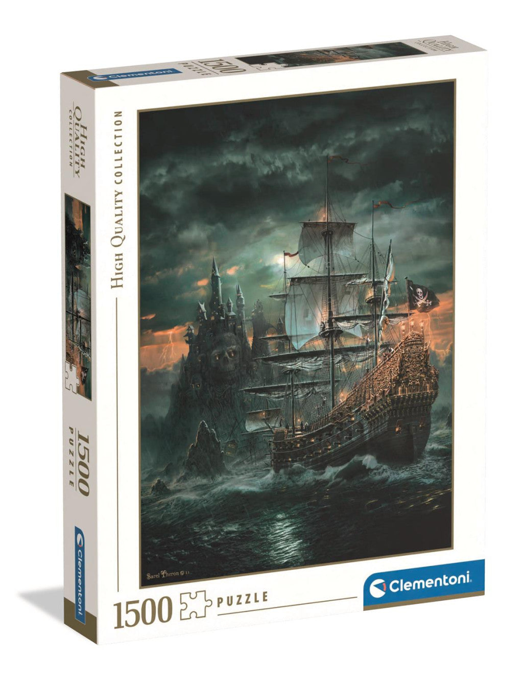 Clementoni Puzzle - Piratenschiff "Haunted Seas" (1500 Teile)