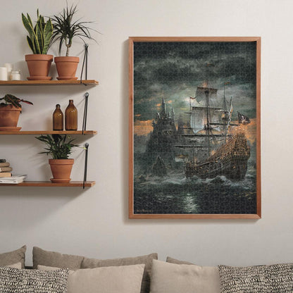 Clementoni Puzzle - Piratenschiff "Haunted Seas" (1500 Teile)