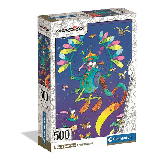 Clementoni Puzzle - Mordillo "Die Reise" (500 Teile)