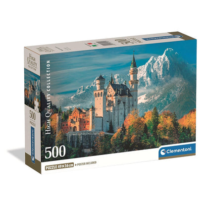 Clementoni Puzzle - Schloss Neuschwanstein (500 Teile)