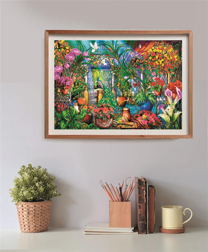 Clementoni Puzzle - Gewächshaus (500 Teile)