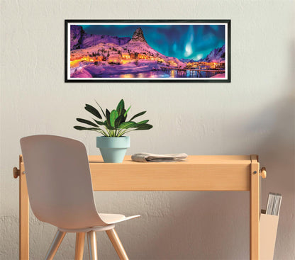 Clementoni Panorama-Puzzle - Farbenfrohe Lofoten (1000 Teile)