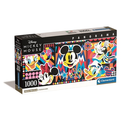 Clementoni Panorama-Puzzle - Disney "Micky Mouse and Friends" (1000 Teile)
