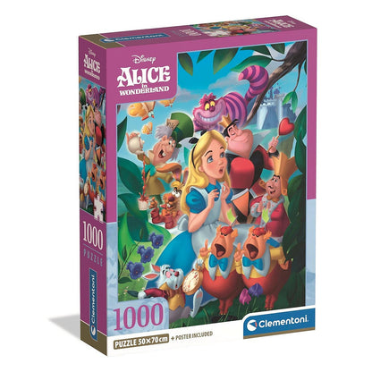 Clementoni Puzzle - Disney "Alice im Wunderland" (1000 Teile)