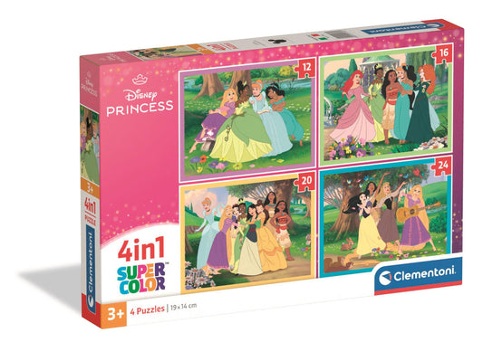 Clementoni 4-in-1 Puzzle - Disney "Prinzessinnen" (12 - 24 Teile)