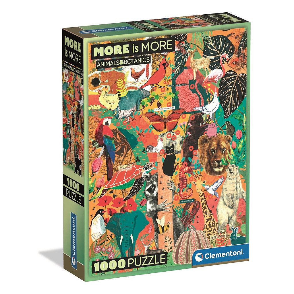 Clementoni Puzzle - Tiere und Pflanzen (1000 Teile)